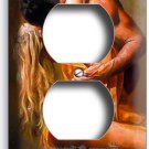 LOVERS MAKING PASSIONATE LOVE KISSING RUSTIC OUTLET WALL PLATE BEDROOM ART DECOR LOVERS MAKING PASSIONATE LOVE KISSING RUSTIC OUTLET WALL PLATE BEDROOM ART DECOR