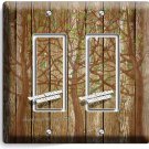 RUSTIC WOOD TREE OF LIFE ANTIQUE DESIGN 2 GANG GFI LIGHT SWITCH PLATE ROOM DECOR RUSTIC WOOD TREE OF LIFE ANTIQUE DESIGN 2 GANG GFI LIGHT SWITCH PLATE ROOM DECOR