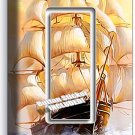 SAILING SHIP SAILBOAT OCEAN LIGHT SINGLE GFCI SWITCH WALL PLATE COVER ROOM DECOR SAILING SHIP SAILBOAT OCEAN LIGHT SINGLE GFCI SWITCH WALL PLATE COVER ROOM DECOR