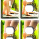 BARE FEET SOLES SEXY LEGS 1 LIGHT SWITCH 3 OUTLET PLATE BATHROOM ROOM HOME DECOR BARE FEET SOLES SEXY LEGS 1 LIGHT SWITCH 3 OUTLET PLATE BATHROOM ROOM HOME DECOR