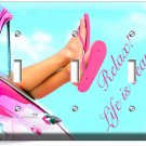 PINK CAR SEXY LEGS FEET FLIP FLOPS BEACH 3 GANG LIGHT SWITCH PLATES HOUSE DECOR PINK CAR SEXY LEGS FEET FLIP FLOPS BEACH 3 GANG LIGHT SWITCH PLATES HOUSE DECOR