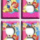 DISNEY PRINCESSES ARIEL BELL AURORA JASMINE LIGHT SWITCH 3 OUTLET SET GIRLS ROOM DISNEY PRINCESSES ARIEL BELL AURORA JASMINE LIGHT SWITCH 3 OUTLET SET GIRLS ROOM
