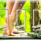 BARE FEET SOLES SEXY LEGS LIGHT SWITCH 3 GANG GFI PLATE BATHROOM ROOM HOME DECOR BARE FEET SOLES SEXY LEGS LIGHT SWITCH 3 GANG GFI PLATE BATHROOM ROOM HOME DECOR