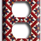 COUTRY QUILT QUILTED BLANKET PATTERN OUTLET WALL PLATE COVER ROOM HOME ART DECOR COUTRY QUILT QUILTED BLANKET PATTERN OUTLET WALL PLATE COVER ROOM HOME ART DECOR