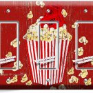 POP CORN TV ROOM HOME MOVIE THEATER RUSTIC 3 GANG GFCI LIGHT SWITCH PLATES DECOR POP CORN TV ROOM HOME MOVIE THEATER RUSTIC 3 GANG GFCI LIGHT SWITCH PLATES DECOR