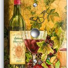 RUSTIC TUSCAN KITCHEN WINE BOTTLE WINEGLASS LIGHT DIMMER CABLE WALL PLATES DECOR RUSTIC TUSCAN KITCHEN WINE BOTTLE WINEGLASS LIGHT DIMMER CABLE WALL PLATES DECOR