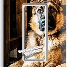 GORGEOUS ADULT GERMAN SHEPHERD DOG SINGLE GFI LIGHT SWITCH WALL COVER ROOM DECOR