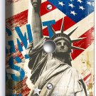 NEW YORK CITY RUSTIC FLAG STATUE OF LIBERTY LIGHT DIMMER CABLE WALL PLATE DECOR NEW YORK CITY RUSTIC FLAG STATUE OF LIBERTY LIGHT DIMMER CABLE WALL PLATE DECOR