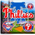 PHILADELPHIA PHILLIES BASEBALL TEAM DOUBLE GFI LIGHT SWITCH WALLPLATE ROOM DECOR PHILADELPHIA PHILLIES BASEBALL TEAM DOUBLE GFI LIGHT SWITCH WALLPLATE ROOM DECOR