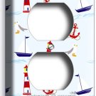 NAUTICAL ANCHOR LIGHTHOUSE SAILBOAT SEAGULL OUTLET WALL PLATE BABY NURSERY DECOR NAUTICAL ANCHOR LIGHTHOUSE SAILBOAT SEAGULL OUTLET WALL PLATE BABY NURSERY DECOR