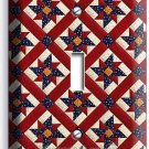 COUTRY QUILT QUILTED BLANKET PATTERN SINGLE LIGHT SWITCH COVER PLATE ROOM DECOR COUTRY QUILT QUILTED BLANKET PATTERN SINGLE LIGHT SWITCH COVER PLATE ROOM DECOR