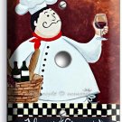 DRUNK ITALIAN FAT CHEF LIGHT DIMMER VIDEO CABLE PLATE COVER KITCHEN DINING DECOR DRUNK ITALIAN FAT CHEF LIGHT DIMMER VIDEO CABLE PLATE COVER KITCHEN DINING DECOR