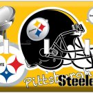 PITTSBURGH STEELERS SUPERBOWL FOOTBALL TEAM TRIPLE LIGHT SWITCH WALL PLATE COVER PITTSBURGH STEELERS SUPERBOWL FOOTBALL TEAM TRIPLE LIGHT SWITCH WALL PLATE COVER