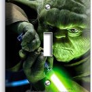 JEDI MASTER YODA GREEN SWORD STAR WARS SINGLE LIGHT SWITCH PLATE ROOM HOME DECOR