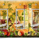 RUSTIC TUSCAN KITCHEN WINE BOTTLE WINEGLASS 3 GANG GFCI LIGHT SWITCH PLATE DECOR RUSTIC TUSCAN KITCHEN WINE BOTTLE WINEGLASS 3 GANG GFCI LIGHT SWITCH PLATE DECOR