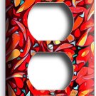 HOT RED CHILI HABANERO PEPPERS MODERN ART OUTLET PLATE COVER KITCHEN HOME DECOR HOT RED CHILI HABANERO PEPPERS MODERN ART OUTLET PLATE COVER KITCHEN HOME DECOR