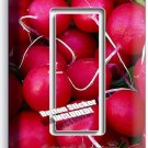 RED RADISHES SINGLE GFCI LIGHT SWITCH WALL PLATE COVER VEGETARIAN KITCHEN DECOR RED RADISHES SINGLE GFCI LIGHT SWITCH WALL PLATE COVER VEGETARIAN KITCHEN DECOR