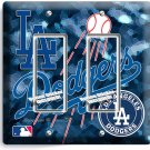 LA LOS ANGELES DODGERS BASEBALL TEAM 2 GANG GFI LIGHT SWITCH PLATE ROOM HD DECOR LA LOS ANGELES DODGERS BASEBALL TEAM 2 GANG GFI LIGHT SWITCH PLATE ROOM HD DECOR