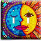 MEXICAN FOLK ART MOON AND SUN DOUBLE LIGHT SWITCH WALL PLATE ROOM HOUSE HD DECOR MEXICAN FOLK ART MOON AND SUN DOUBLE LIGHT SWITCH WALL PLATE ROOM HOUSE HD DECOR