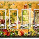 RUSTIC TUSCAN KITCHEN WINE BOTTLE WINEGLASS 4 GANG GFCI LIGHT SWITCH PLATE DECOR RUSTIC TUSCAN KITCHEN WINE BOTTLE WINEGLASS 4 GANG GFCI LIGHT SWITCH PLATE DECOR