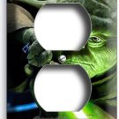 JEDI MASTER YODA SWORD STAR WARS OUTLET WALL PLATE COVER BEDROOM ROOM HOME DECOR