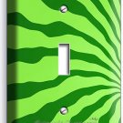 GREEN WATERMELON RHYME STRIPES SINGLE LIGHT SWITCH WALL PLATE KITCHEN HOME DECOR