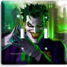 JOKER BATMAN COMICS DOUBLE LIGHT SWITCH WALL PLATE COVER BOY ROOM HOME ART DECOR