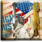 NYC NEW YORK CITY RUSTIC STATUE OF LIBERTY DOUBLE LIGHT SWITCH WALL PLATES DECOR NYC NEW YORK CITY RUSTIC STATUE OF LIBERTY DOUBLE LIGHT SWITCH WALL PLATES DECOR