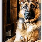 GORGEOUS GERMAN SHEPHERD DOG LIGHT DIMMER CABLE SWITCH WALL COVER NEW ROOM DECOR