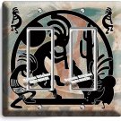 KOKOPELLI SOUTHWEST HOPI FERTILITY SPERIT 2 GANG GFCI LIGHT SWITCH PLATES DECOR KOKOPELLI SOUTHWEST HOPI FERTILITY SPERIT 2 GANG GFCI LIGHT SWITCH PLATES DECOR