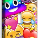 TEXT EMOJI RAINBOW POOP ALIEN SINGLE LIGHT SWITCH WALL PLATE COVERS HOME DECOR