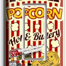 POP CORN TV ROOM HOME MOVIE THEATER CINEMA 1 GANG GFCI LIGHT SWITCH PLATES DECOR