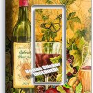 RUSTIC TUSCAN KITCHEN WINE BOTTLE WINEGLASS 1 GANG GFCI LIGHT SWITCH PLATE DECOR RUSTIC TUSCAN KITCHEN WINE BOTTLE WINEGLASS 1 GANG GFCI LIGHT SWITCH PLATE DECOR