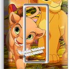 LION KING BABY SIMBA NALA LIGHT SINGLE GFI SWITCH WALL PLATE INFANT NURSERY ROOM LION KING BABY SIMBA NALA LIGHT SINGLE GFI SWITCH WALL PLATE INFANT NURSERY ROOM