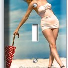 MARILYN MONROE SEXY BEACH BIKINI SINGLE LIGHT SWITCH WALL PLATE COVER ART DECOR MARILYN MONROE SEXY BEACH BIKINI SINGLE LIGHT SWITCH WALL PLATE COVER ART DECOR