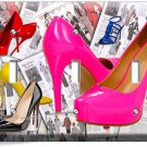 HOT PINK HIGH HEEL SEXY SHOES TRIPLE LIGHT SWITCH WALL PLATE BOUTIQUE ROOM DECOR HOT PINK HIGH HEEL SEXY SHOES TRIPLE LIGHT SWITCH WALL PLATE BOUTIQUE ROOM DECOR