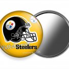 PITTSBURGH STEELERS FOOTBALL TEAM PURSE POCKET HAND MIRROR SPORTS FAN GIFT IDEA PITTSBURGH STEELERS FOOTBALL TEAM PURSE POCKET HAND MIRROR SPORTS FAN GIFT IDEA