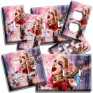 HARLEY QUINN SUPER VILLAIN COMICS LIGHT SWITCH OUTLET WALL PLATE TEEN ROOM DECOR HARLEY QUINN SUPER VILLAIN COMICS LIGHT SWITCH OUTLET WALL PLATE TEEN ROOM DECOR