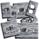 WEATHERED AGED WOOD EYE RUSTIC LOOK LIGHT SWITCH PLATES OUTLET ROOM CABIN DECOR WEATHERED AGED WOOD EYE RUSTIC LOOK LIGHT SWITCH PLATES OUTLET ROOM CABIN DECOR