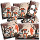 SOUTHWEST VASE ORNAMENT CHILI PEPPERS  LIGHT SWITCH OUTLET WALL PLATE ROOM DECOR