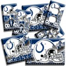 INDIANAPOLIS COLTS FOOTBALL TEAM LIGHT SWITCH OUTLET WALL PLATES MAN CAVE DECOR INDIANAPOLIS COLTS FOOTBALL TEAM LIGHT SWITCH OUTLET WALL PLATES MAN CAVE DECOR