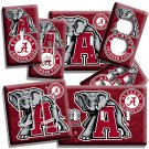 ALABAMA CRIMSON TIDE FOOTBALL TEAM LIGHT SWITCH OUTLET WALL PLATE ROOM ART DECOR ALABAMA CRIMSON TIDE FOOTBALL TEAM LIGHT SWITCH OUTLET WALL PLATE ROOM ART DECOR