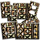 AFRICAN TRIBAL MUD CLOTH LOOK LIGHT SWITCH OUTLET WALL PLATE ROOM FOLK ART DECOR AFRICAN TRIBAL MUD CLOTH LOOK LIGHT SWITCH OUTLET WALL PLATE ROOM FOLK ART DECOR