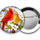 CARDINAL BIRDS MAGNOLIA TREE FLOWERS NEW PIN PINBACK BUTTON BIRD LOVER GIFT IDEA CARDINAL BIRDS MAGNOLIA TREE FLOWERS NEW PIN PINBACK BUTTON BIRD LOVER GIFT IDEA