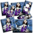 BEAUTIFUL FAIRY GIRL PURPLE DRESS LIGHT SWITCH OUTLET WALL PLATES ROOM ART DECOR BEAUTIFUL FAIRY GIRL PURPLE DRESS LIGHT SWITCH OUTLET WALL PLATES ROOM ART DECOR