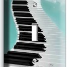 PIANO KEYS STAIRS SKY CLOUDS 1 GANG LIGHT SWITCH PLATES MUSIC STUDIO ROOM DECOR