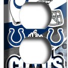 INDIANAPOLIS COLTS AMERICAN FOOTBALL TEAM OUTLET WALL PLATE COVER MAN CAVE DECOR
