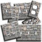 OLD MEDIEVAL CASTLE ROCK STONE WALL LIGHT SWITCH OUTLET PLATE ROOM HOME HD DECOR OLD MEDIEVAL CASTLE ROCK STONE WALL LIGHT SWITCH OUTLET PLATE ROOM HOME HD DECOR