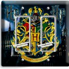 HARRY POTTER HOGWARTS CASTLE COAT OF ARMS LIGHT SWITCH 2 GFCI WALL PLATES DECOR HARRY POTTER HOGWARTS CASTLE COAT OF ARMS LIGHT SWITCH 2 GFCI WALL PLATES DECOR