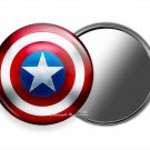 CAPTAIN AMERICA SHIELD THE FIRST AVENGER PURSE MAKEUP HANDHELD MIRROR GIFT IDEA
